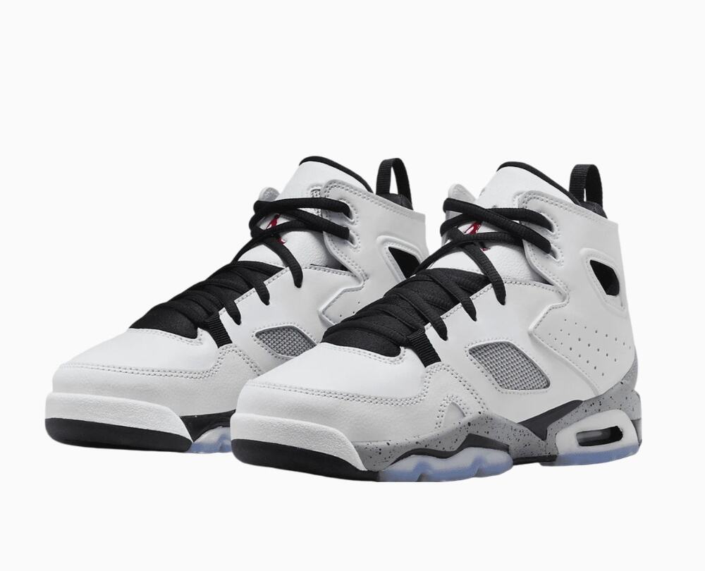 Nike Air Jordan Flight Club 91 GS White / Black size 5.5 Y
